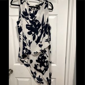 White House Black Market Asymmetrical Blouse